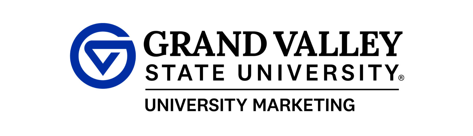 A tertiary logo for University Marketing